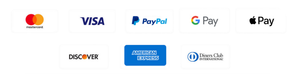 Métodos de Pagamento Aceitos